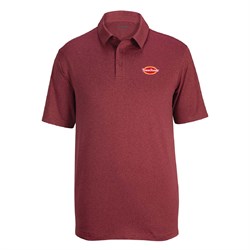 Image of Mens Butter Polo, Scarlet Heather